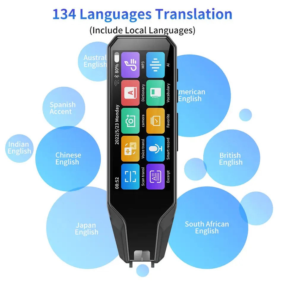 TRADUCTOR INTELIGENTE DE BOLSILLO PARA 150 IDIOMAS CON ESCÁNER INTEGRADO - 4