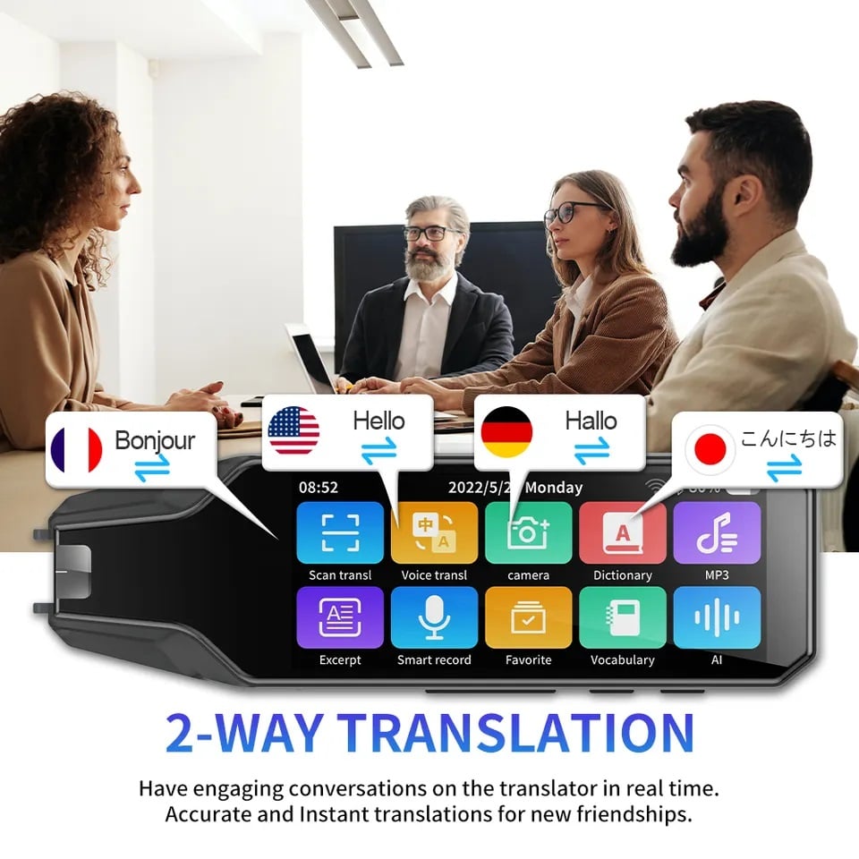 TRADUCTOR INTELIGENTE DE BOLSILLO PARA 150 IDIOMAS CON ESCÁNER INTEGRADO - 5