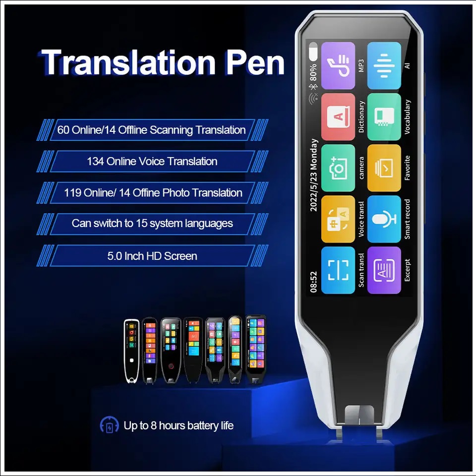 TRADUCTOR INTELIGENTE DE BOLSILLO PARA 150 IDIOMAS CON ESCÁNER INTEGRADO - 6