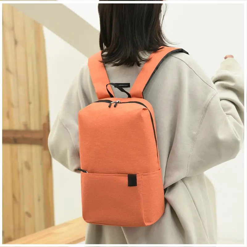 MOCHILA NARANJA PREMIUM IMPERMEABLE SEGURA Y COMODA - 1