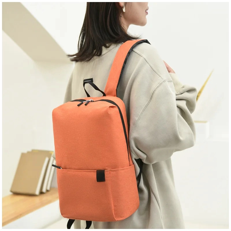 MOCHILA NARANJA PREMIUM IMPERMEABLE SEGURA Y COMODA - 3