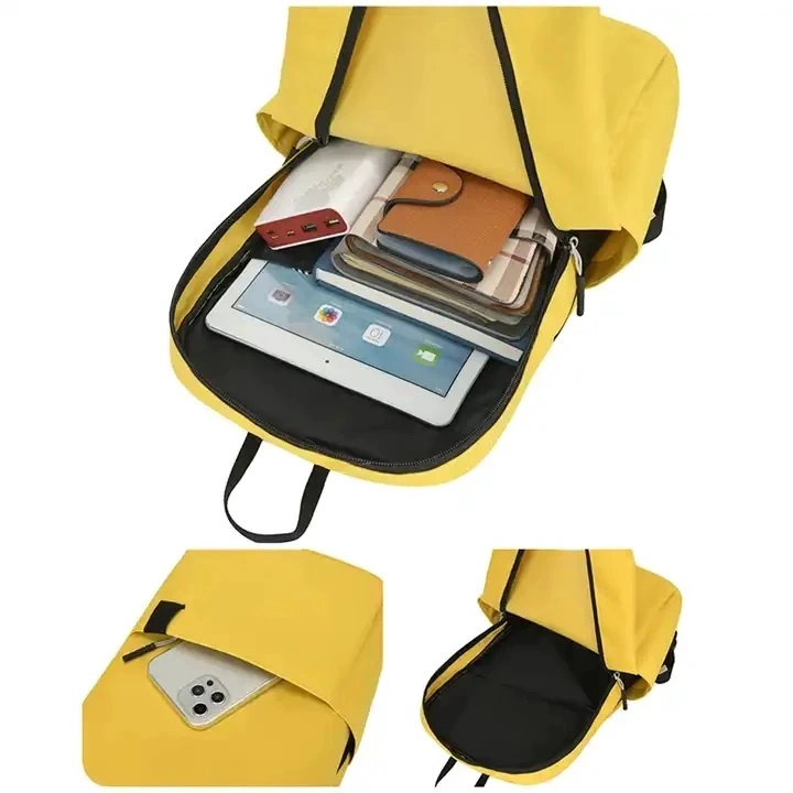 MOCHILA NARANJA PREMIUM IMPERMEABLE SEGURA Y COMODA - 4