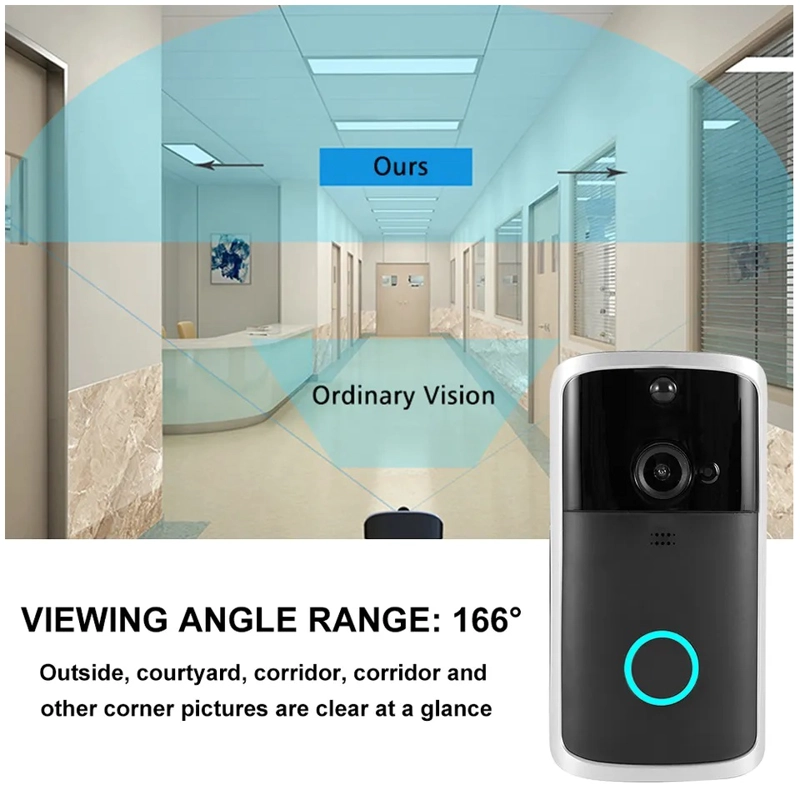 PORTERO WIFI DOORBELL INTELIGENTE CON TIMBRE SMARTPHONE - 8