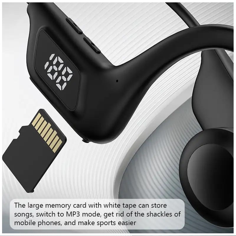 AUDÍFONOS INALÁMBRICOS BLUETOOTH OPEN-EAR BONE CONDUCTION IPX-5 KS38 - 4