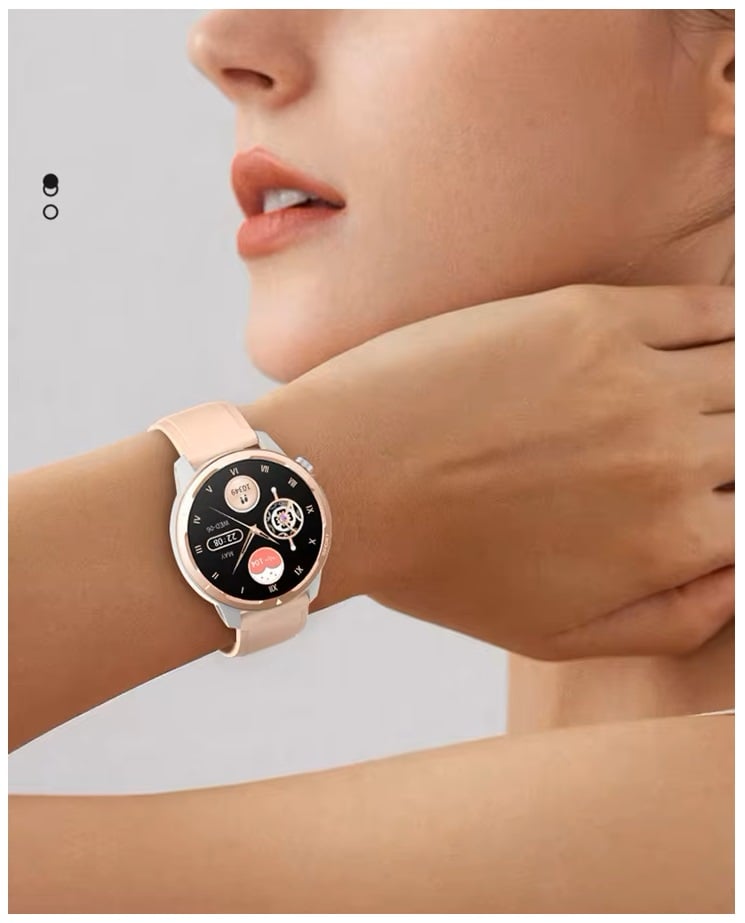 SMARTWATCH ELEGANTE 360X360 MONITOREO SALUD COMPATIBLE IOS ANDROID - 5