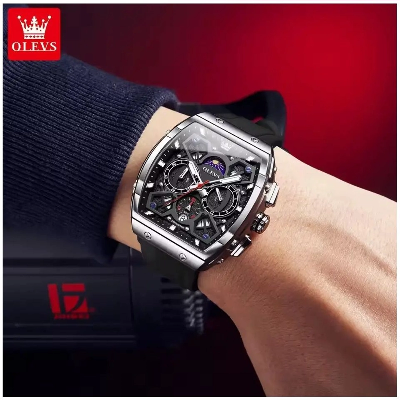 RELOJ DE HOMBRE DEPORTIVO ELEGANTE MULTIFUNCIONAL FASE LUNAR - 2