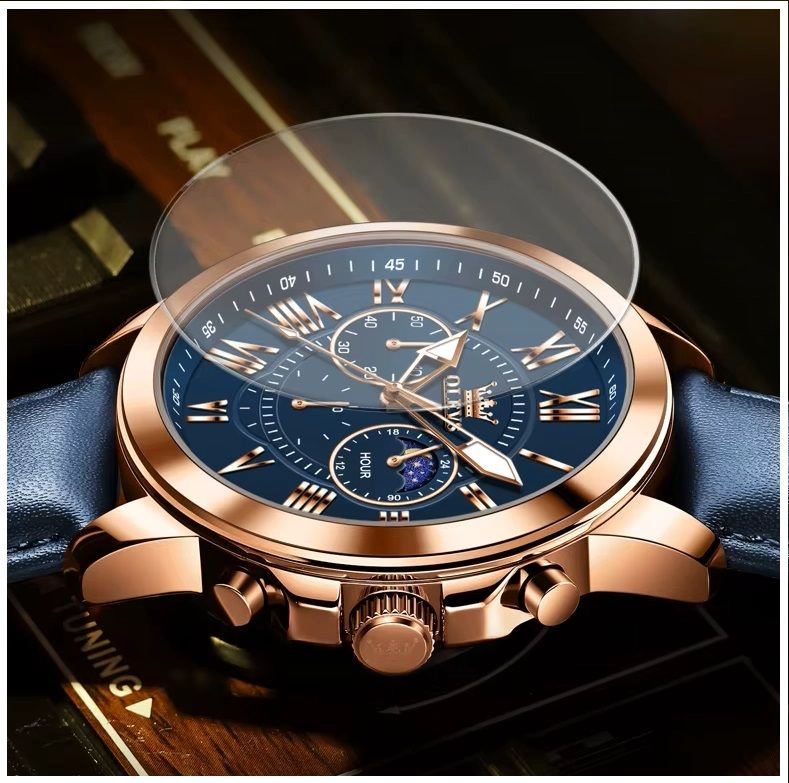 RELOJ DE HOMBRE ELEGANTE MOVIMIENTO CUARZO ALEACION METALICA - 8