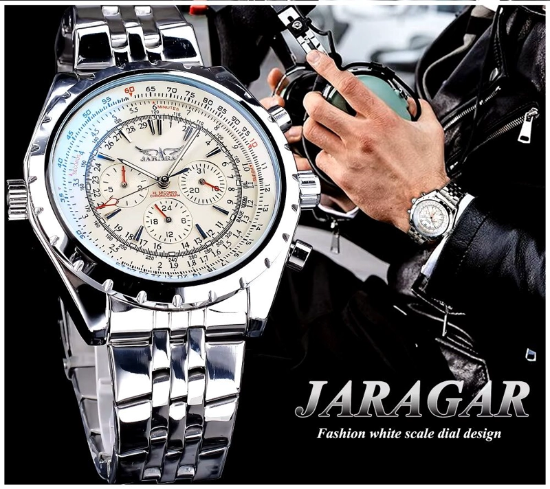 RELOJ DEPORTIVO PARA HOMBRE MOVIMIENTO MECANICO CALENDARIO COMPLETO - 1