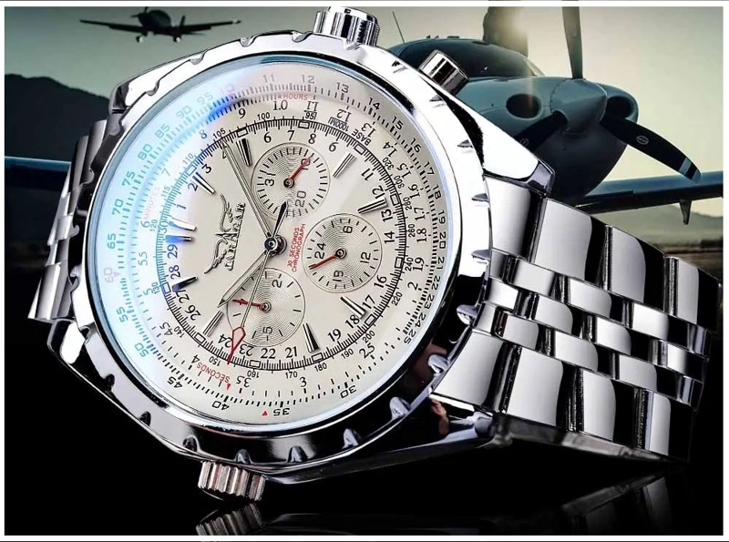 RELOJ DEPORTIVO PARA HOMBRE MOVIMIENTO MECANICO CALENDARIO COMPLETO - 3