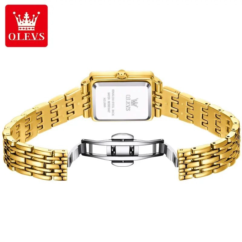 RELOJ DE MUJER ELEGANTE DE LUJO CUARZO DE ACERO INOXIDABLE - 6