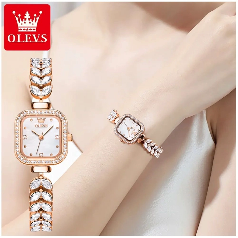 RELOJ DE MUJER ELEGANTE DISEÑO DELICADO INCRUSTACIONES DE ZIRCONIA - 1