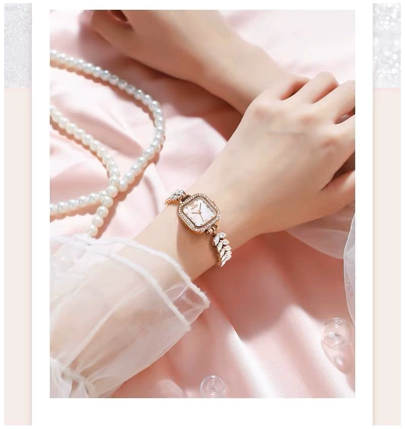 RELOJ DE MUJER ELEGANTE DISEÑO DELICADO INCRUSTACIONES DE ZIRCONIA - 6