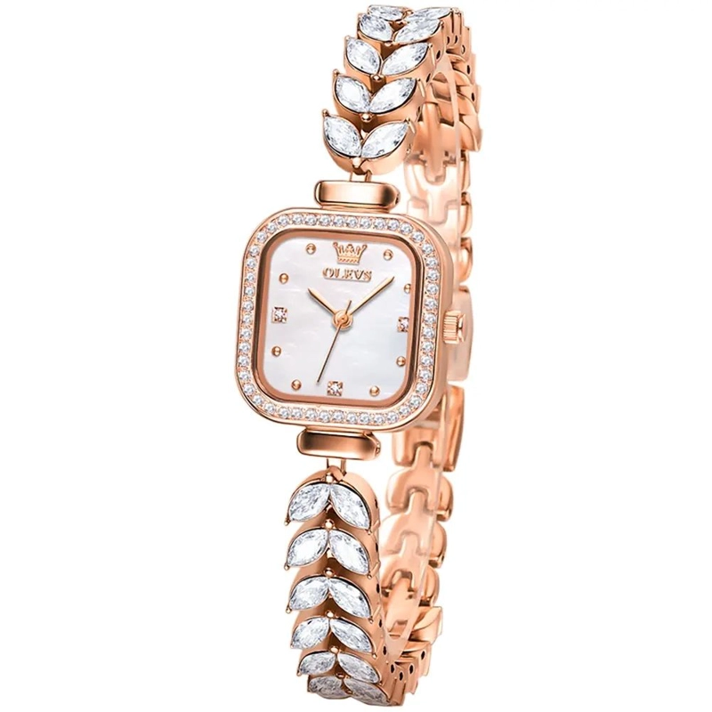 RELOJ DE MUJER ELEGANTE DISEÑO DELICADO INCRUSTACIONES DE ZIRCONIA - 8