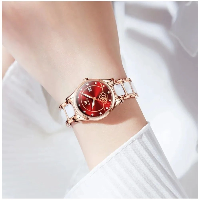 RELOJ DE PULSERA ELEGANTE PARA MUJER MOVIMIENTO CUARZO JAPONE S - 1