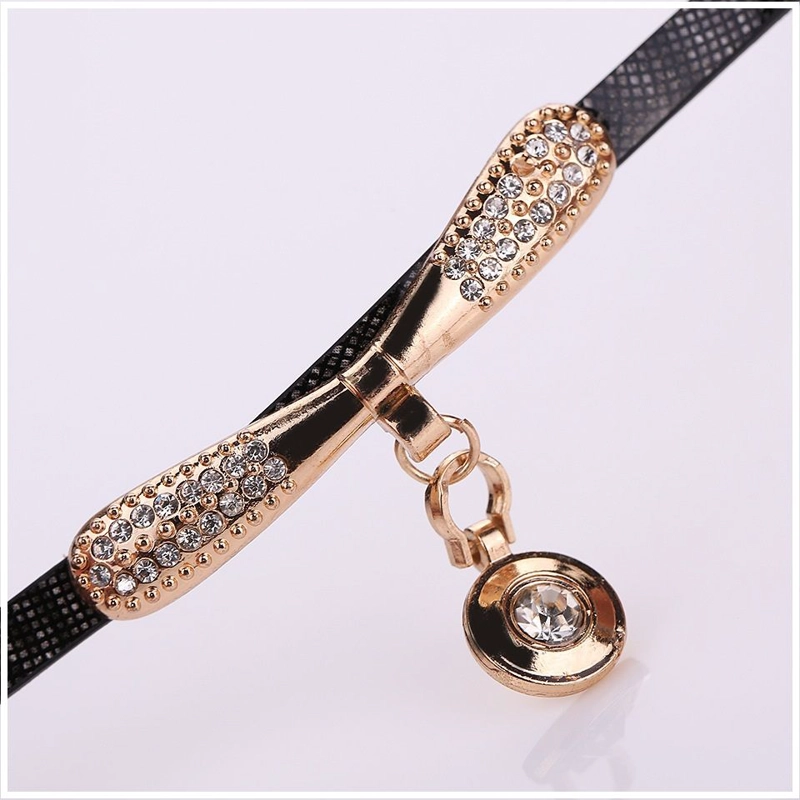 RELOJ DE LUJO PERSONALIZADO PARA MUJERES CON INCRUSTACIONES Y PULSERA - 4