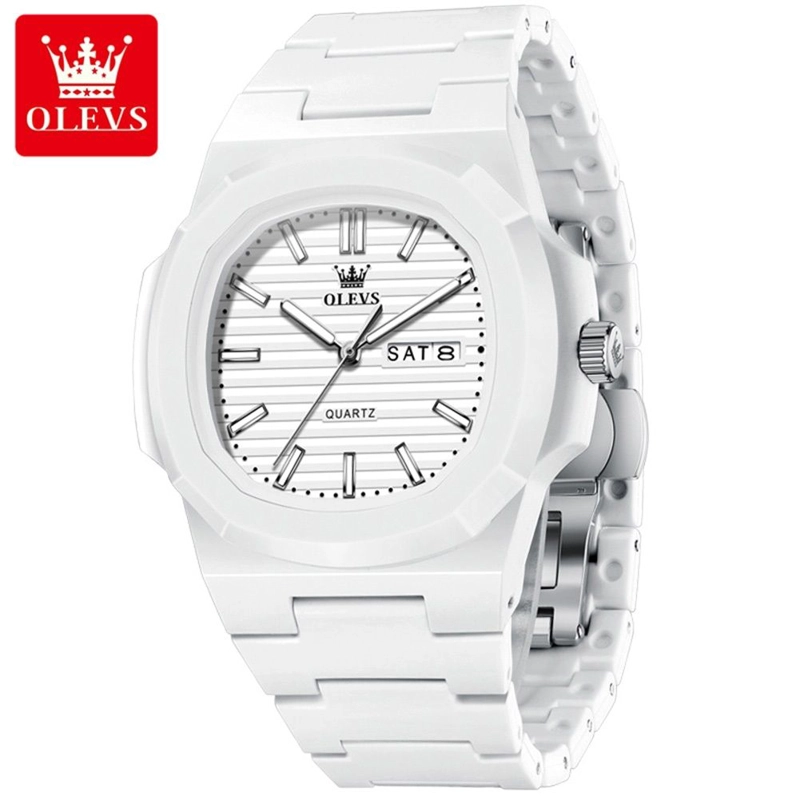 RELOJ DEPORTIVO ELEGANTE CORREA DE RESINA MODERNO Y RESISTENTE 30 MT - 1