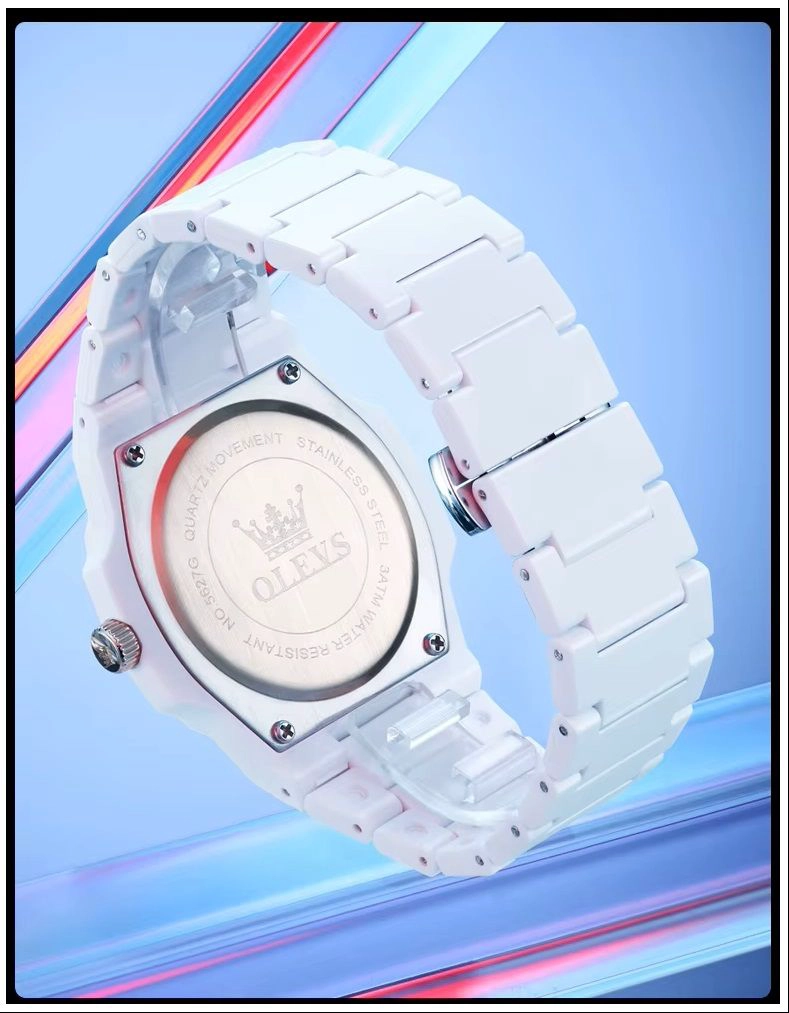 RELOJ DEPORTIVO ELEGANTE CORREA DE RESINA MODERNO Y RESISTENTE 30 MT - 8