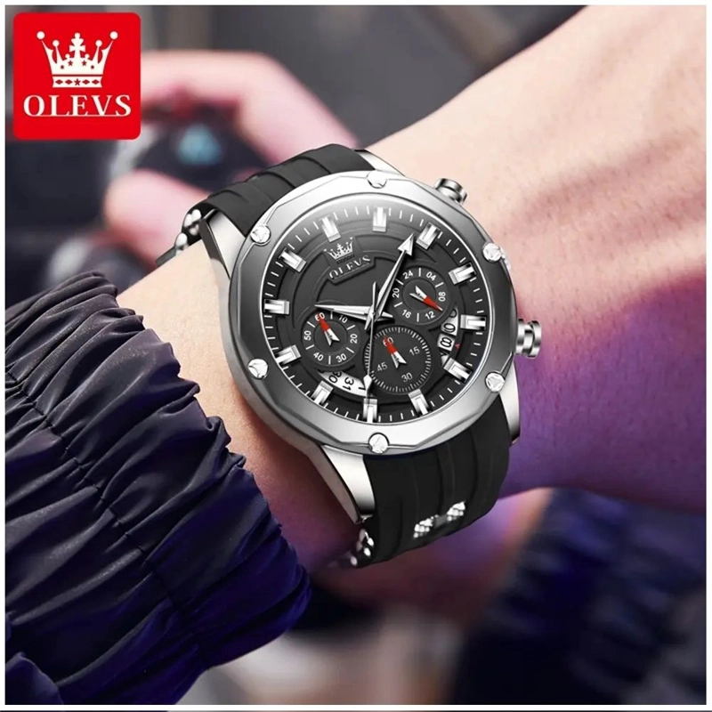 RELOJ DE LUJO DEPORTIVO PARA HOMBRE QUARTZ RESISTENTE AL AGUA 30M - 3