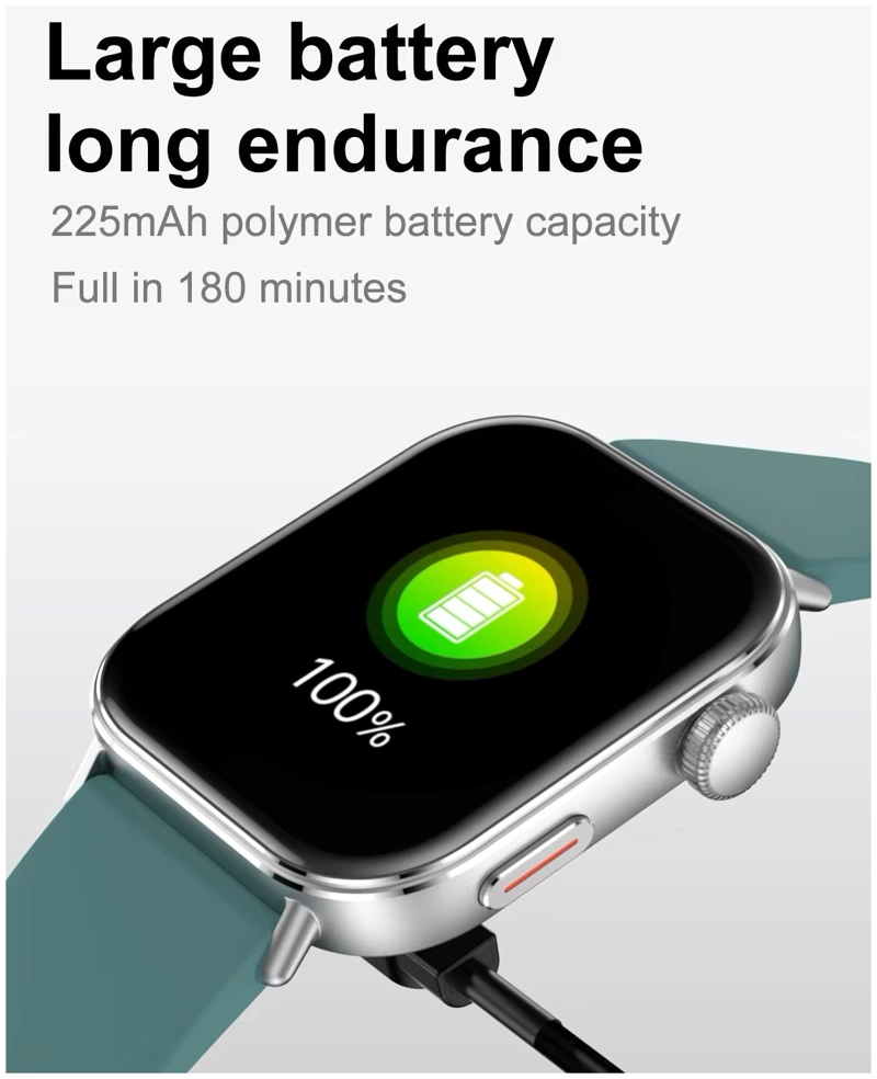 SMARTWATCH ELEGANTE CON 3 CORREAS INTERCAMBIABLES - PANTALLA HD 1.75 - 5