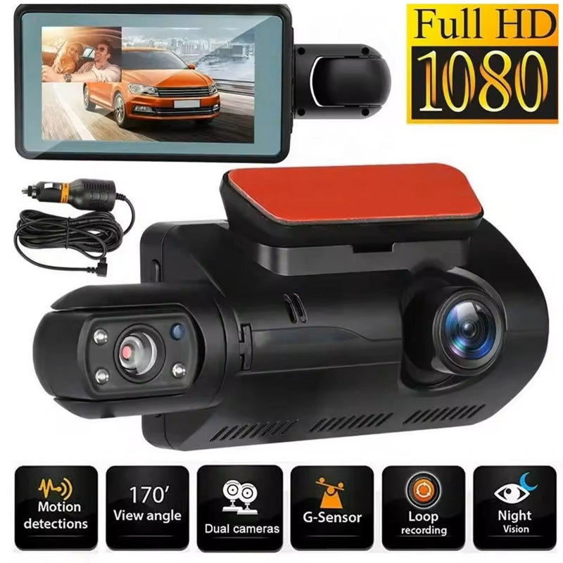 DASH CAM CAMARA DUAL 1080P ANGULO VISION 150° 3.5 PULGADAS - 2