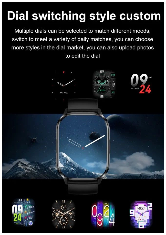 RELOJ INTELIGENTE PANTALLA AMOLED SEGUIMIENTO DE FRECUENCIA CARDIACA - 4