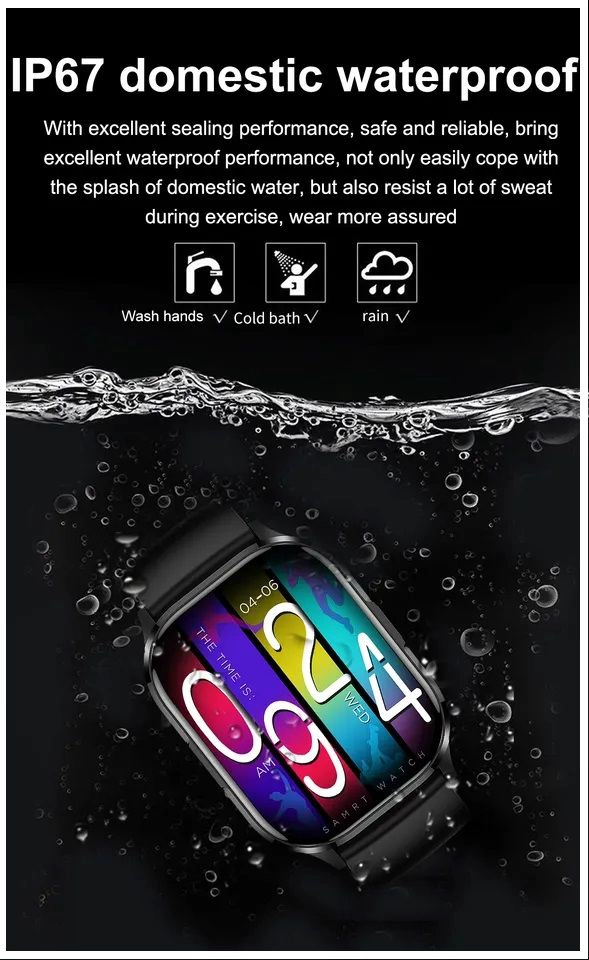 RELOJ INTELIGENTE PANTALLA AMOLED SEGUIMIENTO DE FRECUENCIA CARDIACA - 7