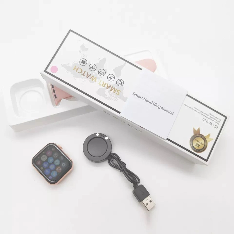 RELOJ INTELIGENTE SMARTWATCH BLUETOOTH X8 PRO MAX ROSADO - 3