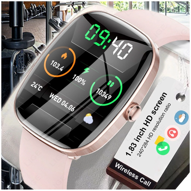 RELOJ INTELIGENTE SMARTWATCH LLAMADAS BLUETOOTH PANTALLA TACTIL 183” SEGUIMIENTO DE SALUD DEPORTE - 4