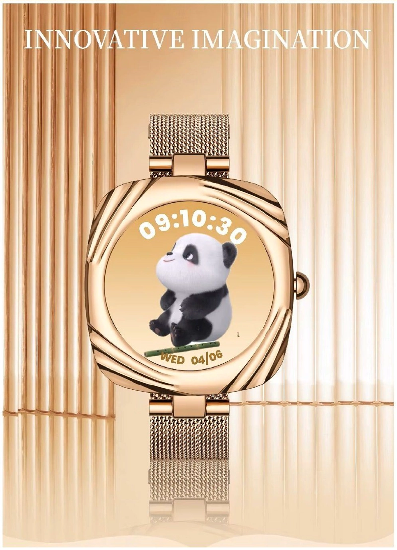 SMARTWATCH RELOJ INTELIGENTE ELEGANTE AMOLED 220MAH IP68 SALUD - 2