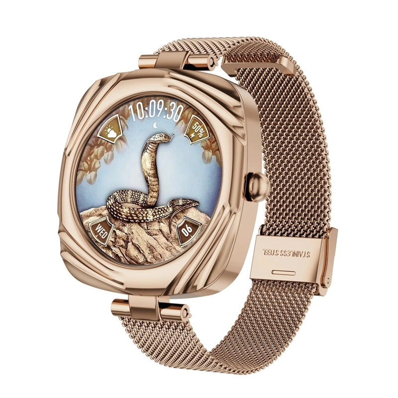 SMARTWATCH RELOJ INTELIGENTE ELEGANTE AMOLED 220MAH IP68 SALUD - 5