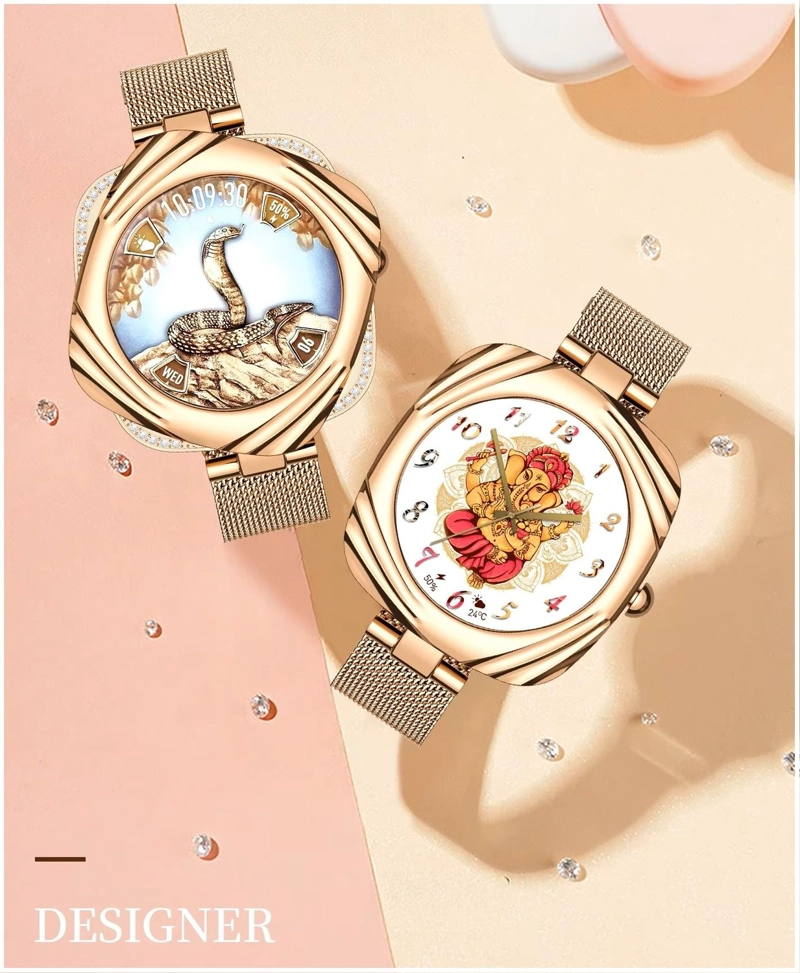 SMARTWATCH RELOJ INTELIGENTE ELEGANTE AMOLED 220MAH IP68 SALUD - 6