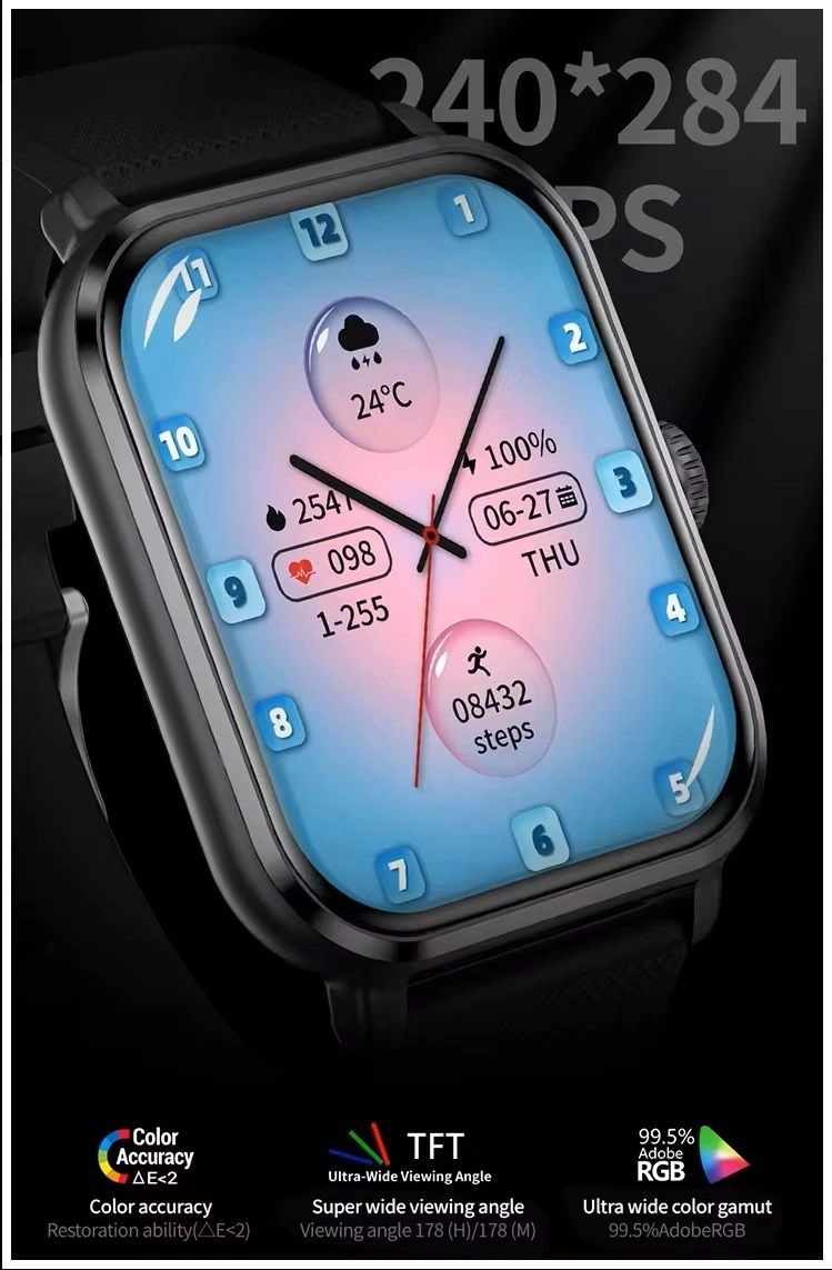 RELOJ INTELIGENTE LLAMADAS BLUETOOTH IP68 NOTIFICACIONES SALUD DEPORTE COMPATIBLE IOS ANDROID IP68 - 4