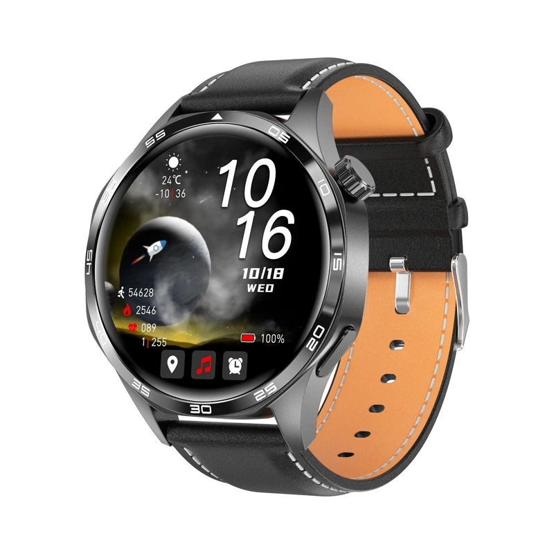 SMARTWATCH CORREA DE CUERO: ELEGANCIA CLASICA IP67 300 MAH G-SENSOR - 2