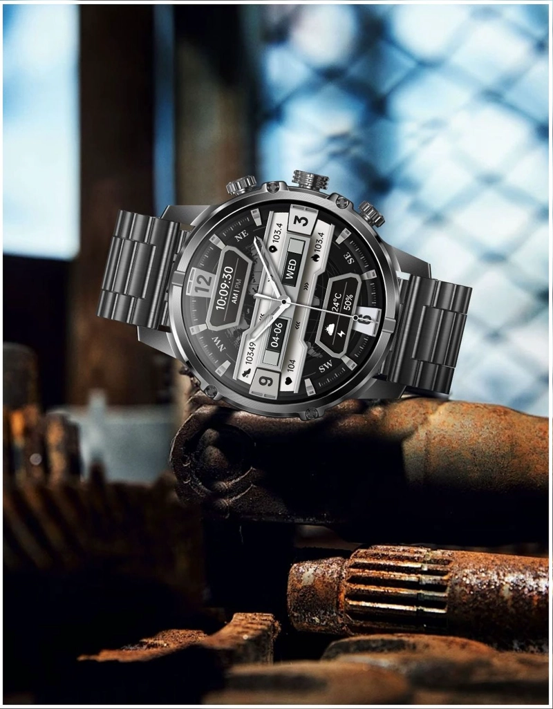SMARTWATCH DEPORTIVO TACTICO AMOLED BATERIA 600MAH SALUD Y DEPORTE - 1