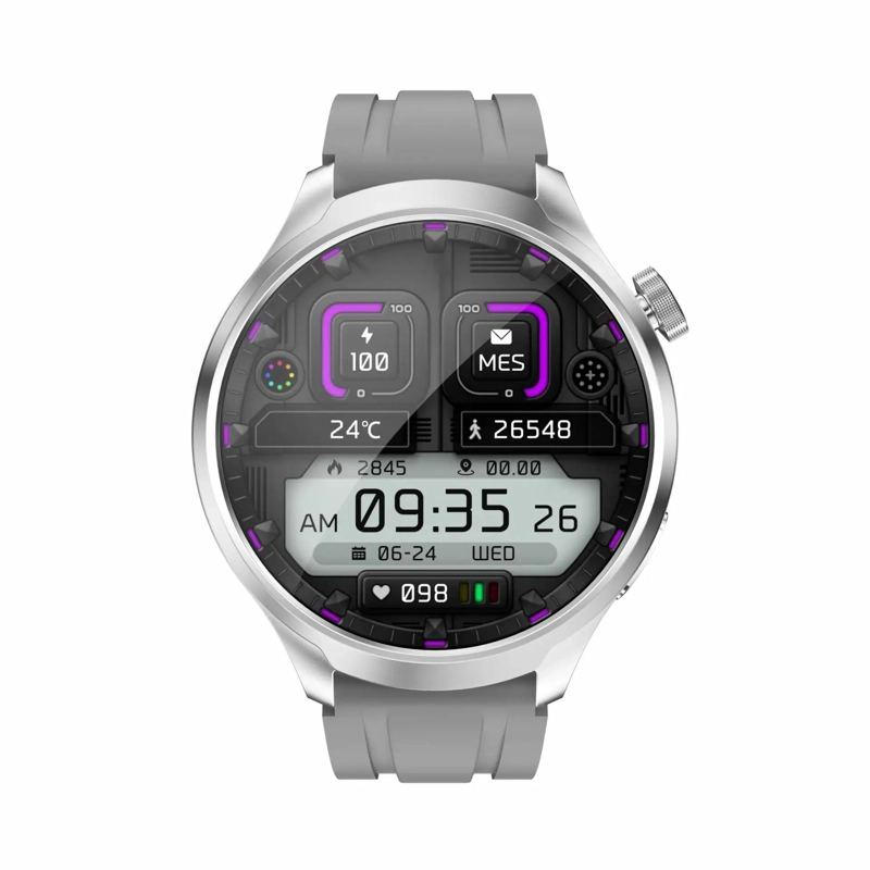 SMARTWATCH CORREA DE SILICONA BLANCA CONECTIVIDAD SALUD IP67 NFC - 1