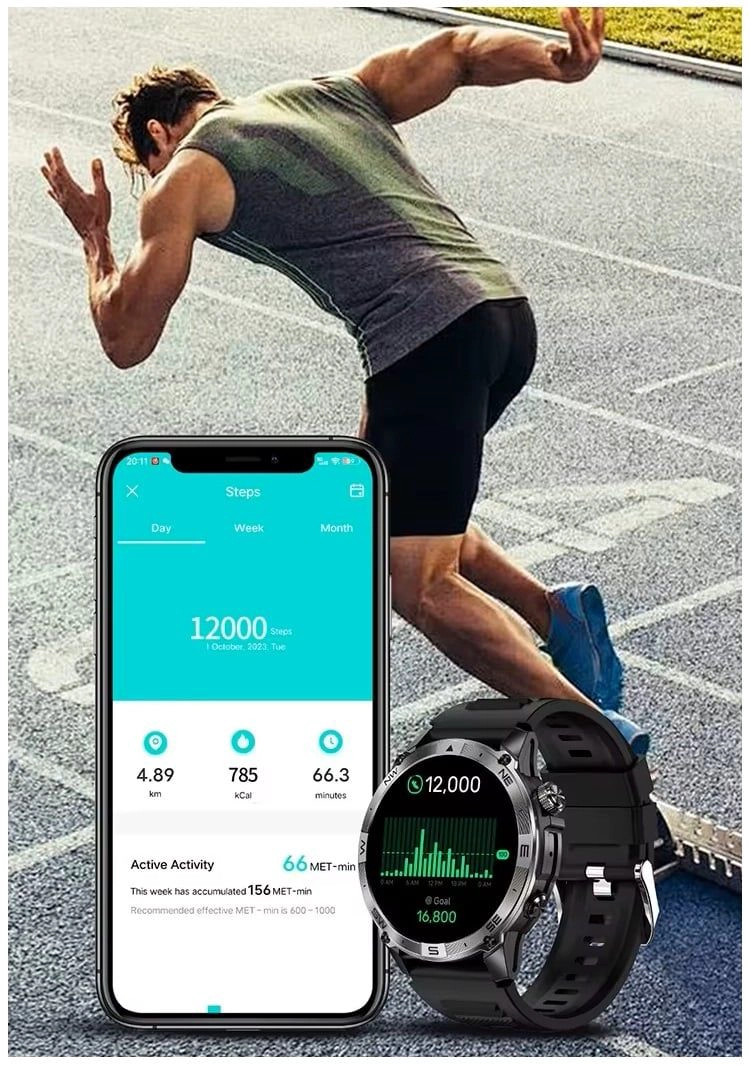 RELOJ INTELIGENTE DEPORTIVO GPS Y PANTALLA AMOLED DE 1.43 530 MAH - 7