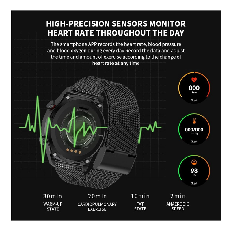 RELOJ INTELIGENTE SMARTWATCH BLUETOOTH SK12 PLUS CON IA COLOR ROJO - 6