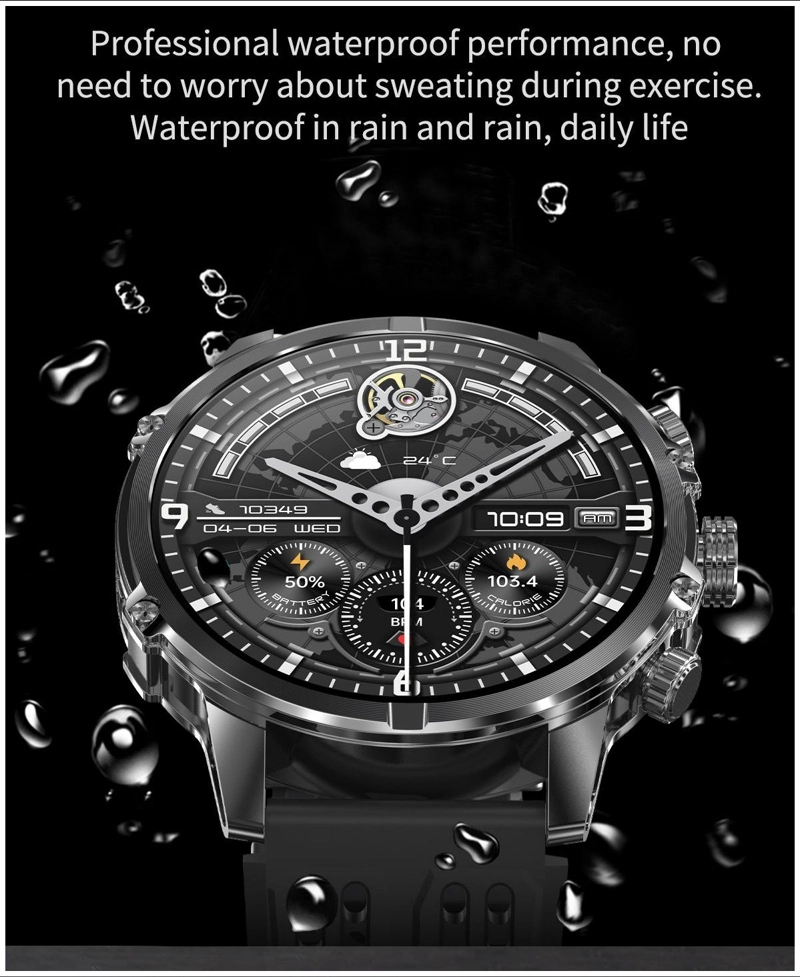 RELOJ INTELIGENTE DEPORTIVO AMOLED BATERIA 600MAH IP67 IOS ANDROID - 2