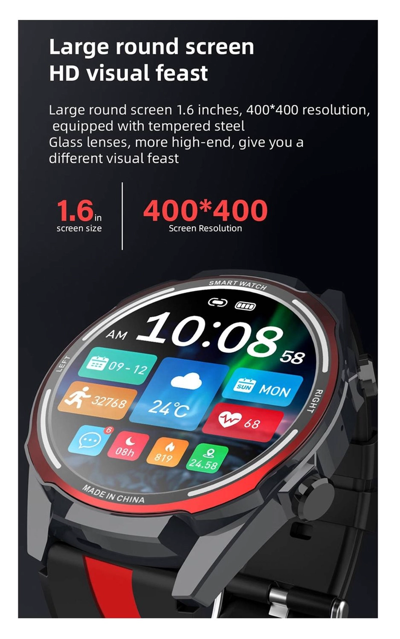 RELOJ INTELIGENTE SMARTWATCH BLUETOOTH NJH SPORT 1.6 PULGADAS - 4