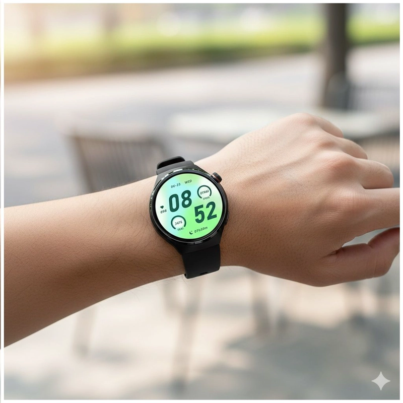 SMARTWATCH LLAMADAS BLUETOOTH MONITOREO DE RITMO CARDIACO SUEÑO Y ACTIVIDAD RESISTENCIA IP65 - 1