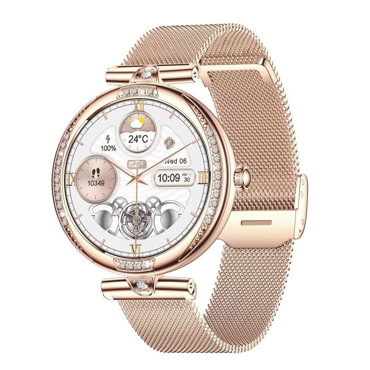 RELOJ INTELIGENTE PANTALLA AMOLED LLAMADAS BLUETOOTH SEGUIMIENTO AVANZADO SALUD Y CORREA METALICA - 4