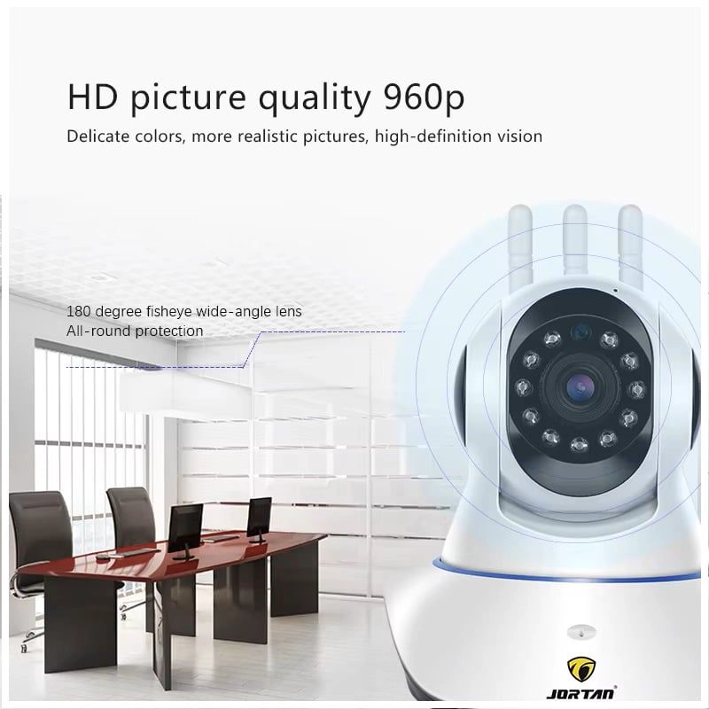 CAMARA DE SEGURIDAD WIFI COBERTURA PANORAMICA 360° FULL HD 1080P - 7