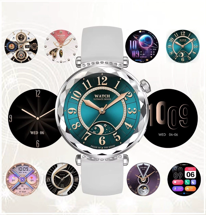 RELOJ INTELIGENTE SMARTWATCH ELEGANTE MONITOREO SALUD COMPATIBLE - 4