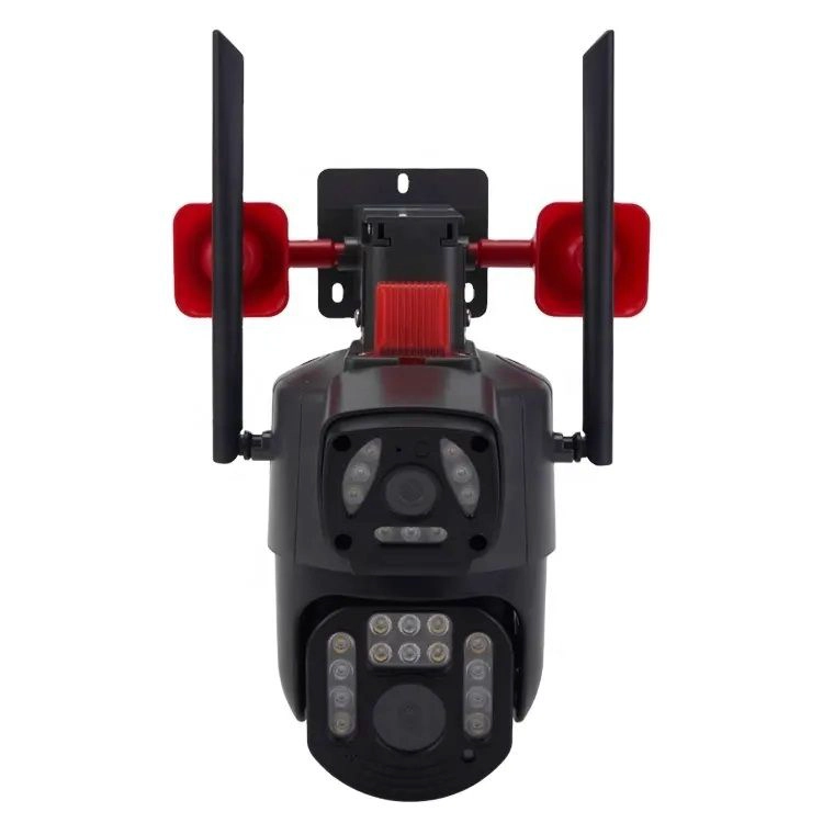 CAMARA DE VIGILANCIA IP 23 LED CON DOBLE CAMARA, SIRENA Y BALIZA - 1