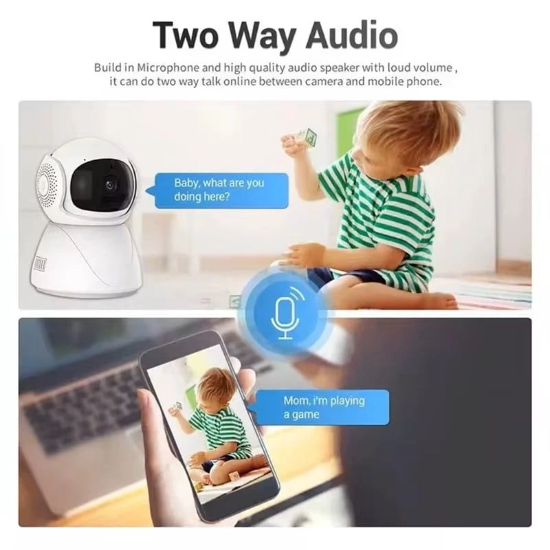 CAMARA DE SEGURIDAD IP WI-FI DUAL BAND 2.4 GHZ Y 5 GHZ VISION NOCTURNA - 7