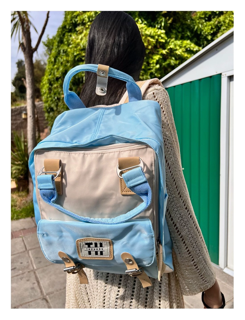 MOCHILA FEMENINA DISEÑO CLASICO A PRUEBA DE AGUA 37 LITROS - 2