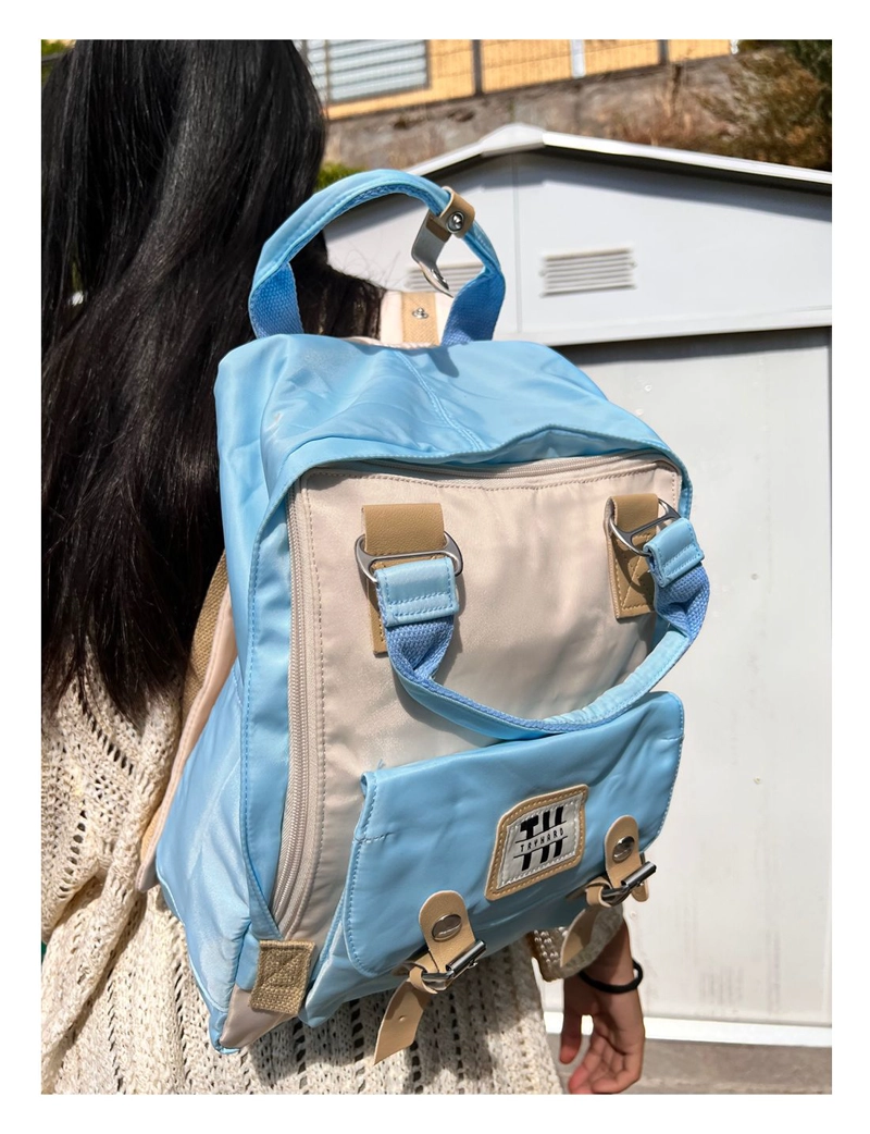 MOCHILA FEMENINA DISEÑO CLASICO A PRUEBA DE AGUA 37 LITROS - 4