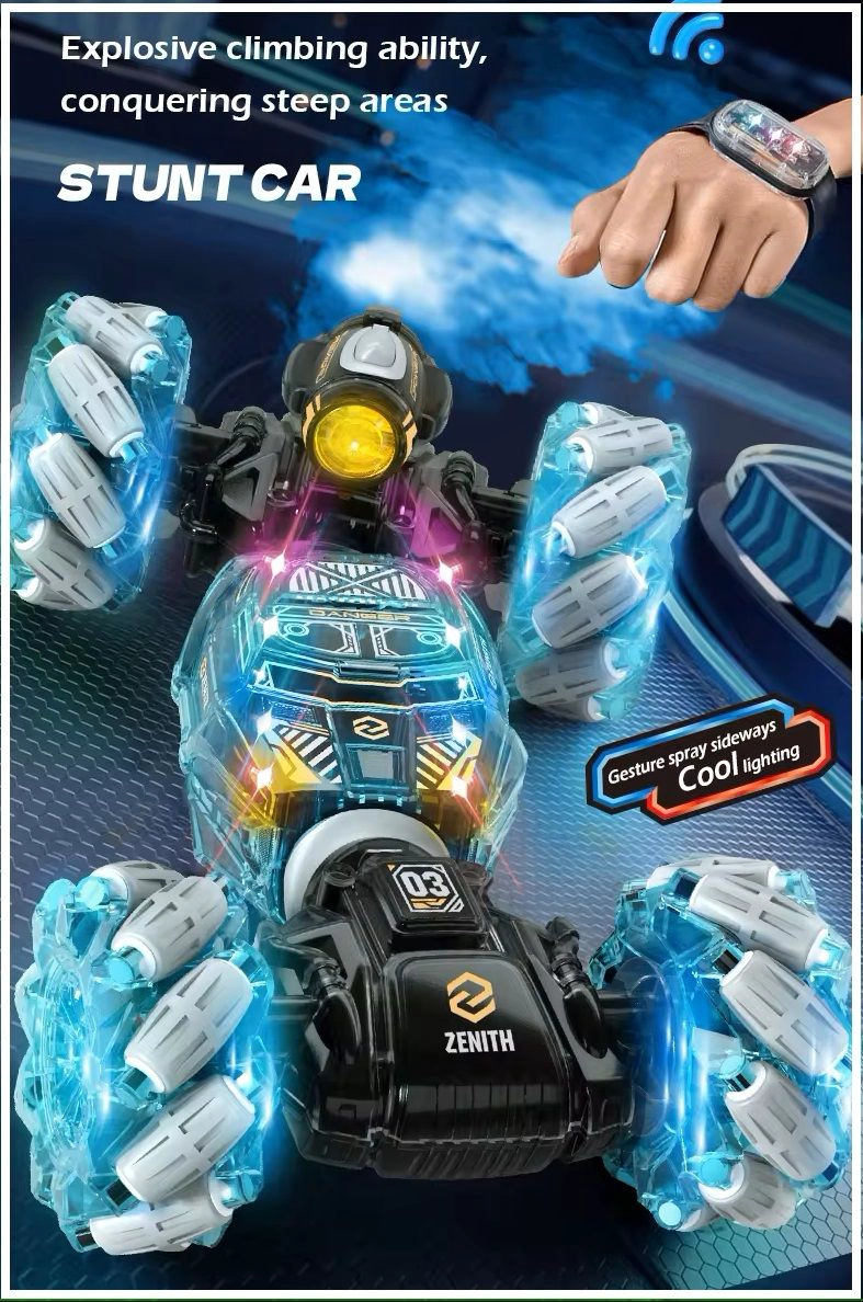 COCHE RC DOBLE CARA 4X4 CONTROL POR GESTOS HASTA 50 METROS - 6