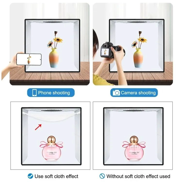 ESTUDIO PORTATIL PARA FOTOGRAFIA PROFESIONAL DE PRODUCTOS PEQUEÑOS - 7
