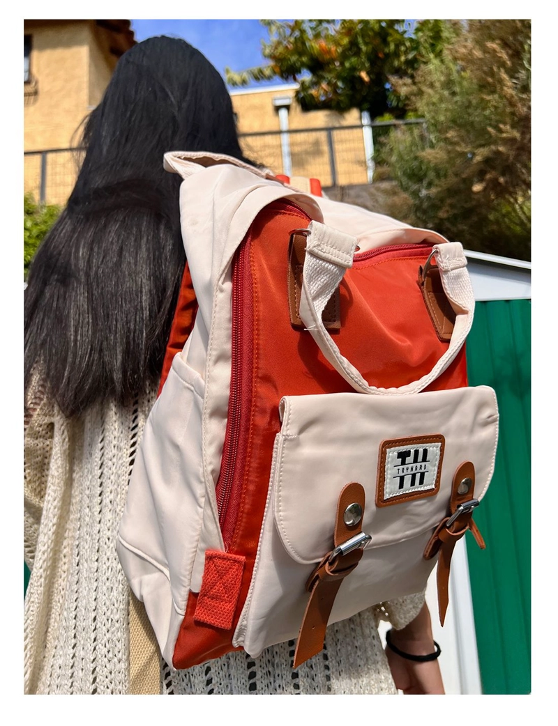 MOCHILA FEMENINA DISEÑO CLASICO A PRUEBA DE AGUA 37 LITROS - 2